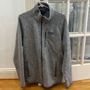 Patagonia Heather Gray Full-Zip Jacket